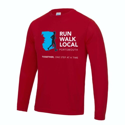 Fire Red Long Sleeve T-Shirt