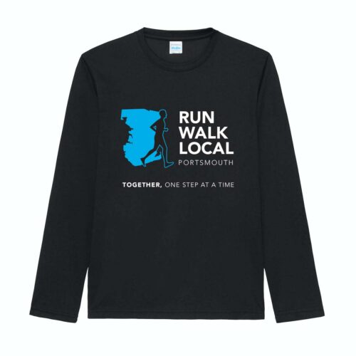 Jet Black Long Sleeve T-Shirt